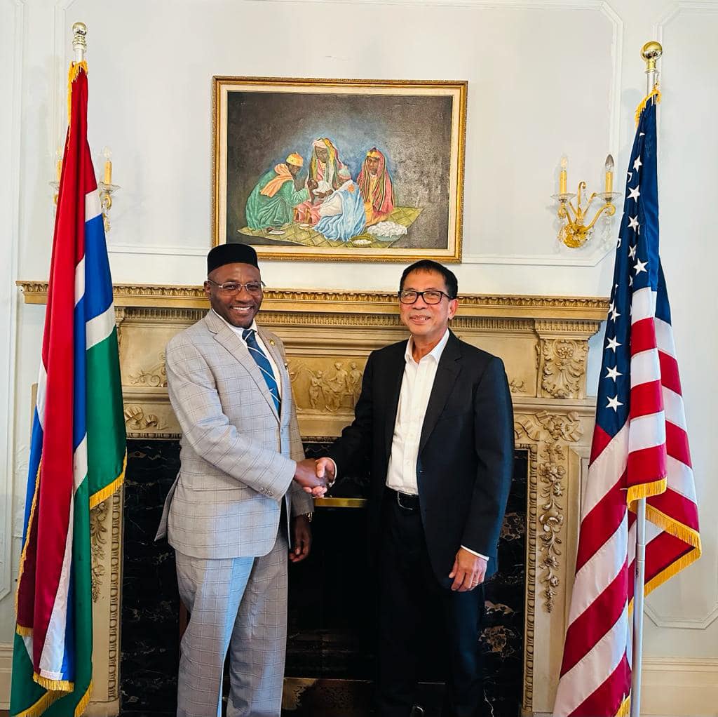 Ambassador Bah Honours a long serving Retired Driver of the Embassy ...